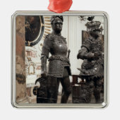 アーサーのマクシミリアンの墓からの彫像王 メタルオーナメント (正面)