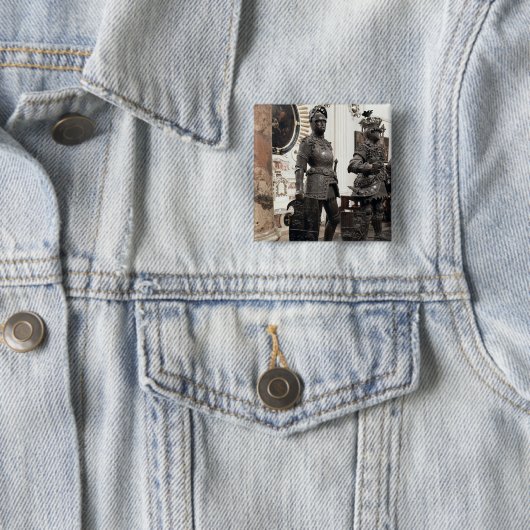 アーサーのマクシミリアンの墓からの彫像王 缶バッジ (インサイチュ)