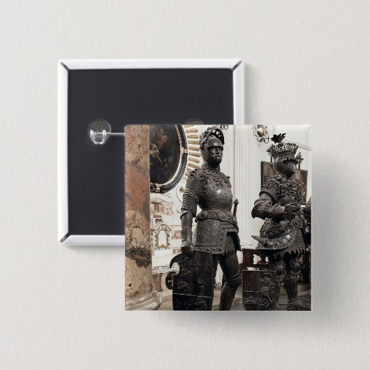 アーサーのマクシミリアンの墓からの彫像王 缶バッジ (正面&裏面)