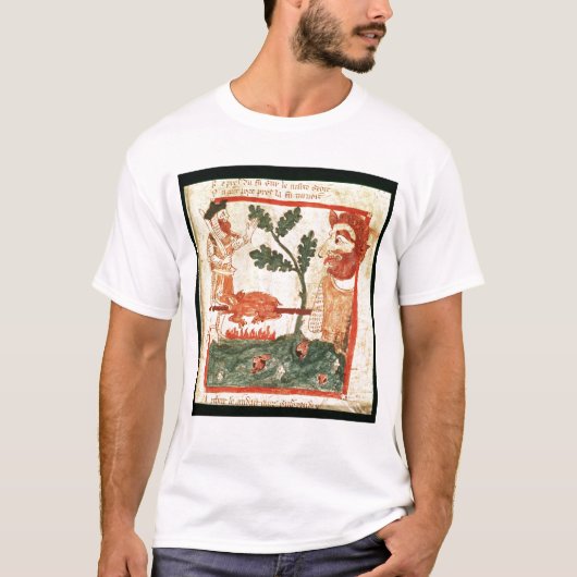 アーサーは巨大な焙焼にaのブタ会います tシャツ (正面)