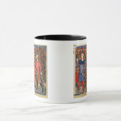 アーサーを個別指導するマーリン マグカップ (中央)