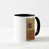 アーサーを個別指導するマーリン マグカップ (正面右)