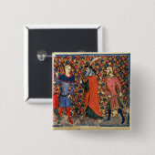 アーサーを個別指導するマーリン 缶バッジ (正面&裏面)