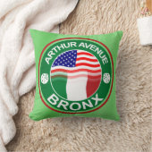 アーサーアベブロンクスイタリアンアメリカ装飾用クッション クッション (ブランケット)