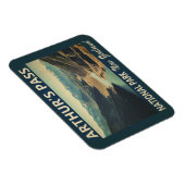 アーサーズパス国立公園ニュージーランドヴィンテージ マグネット (右側)