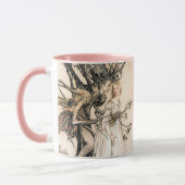 アーサーパーソナライズされた・ラッカム・オールド・ウーマン マグカップ (左)