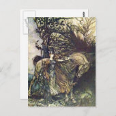 アーサーラッカムイラストレーションヴィンテージはがき ポストカード (正面/裏面)