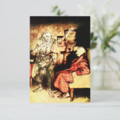 アーサーラッカム – アクリスマスキャロル – スクルージ サンキューカード (スタンド正面)