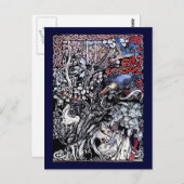 アーサーラックハムアイリッシュファイリーテイルズイラストレーション ポストカード (正面/裏面)