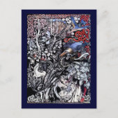 アーサーラックハムアイリッシュファイリーテイルズイラストレーション ポストカード (正面)