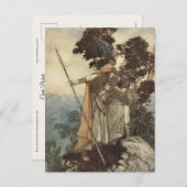 アーサーラックハムリチャード・ワーグナー・ブリュンヒルデバイキング ポストカード (正面/裏面)