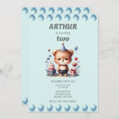 アーサー二誕生日 招待状 (正面/裏面)