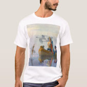 アーサー及びExcalibur、N.C Wyethによるc. 1922年王 Tシャツ (正面)