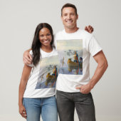 アーサー及びExcalibur、N.C Wyethによるc. 1922年王 Tシャツ (ユニセックス)