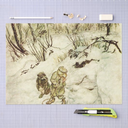 アーサー失った・ラッカムの暗黒の森で 薄葉紙 (クラフト)