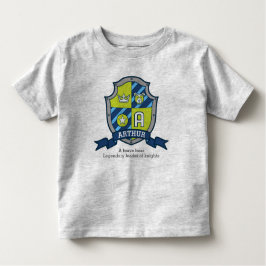 アーサー少年の名前と意味ナイツシールド トドラーTシャツ