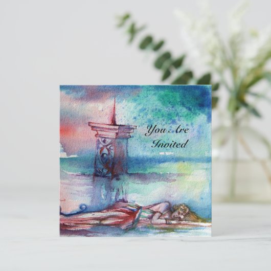 アーサー湖の伝説のグノーモンと女性 招待状 (スタンド正面)