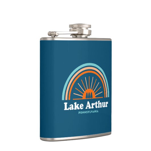 アーサー湖ペンシルバニア虹 フラスク (右)