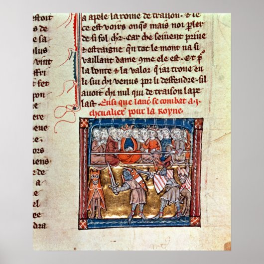 アーサー王とギニーは馬を見て ポスター (正面)