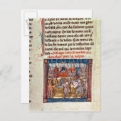 アーサー王とギニーは馬を見て ポストカード (正面/裏面)