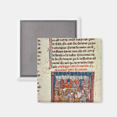 アーサー王とギニーは馬を見て マグネット (正面/裏面)