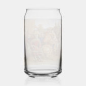 アーサー王と円卓の騎士 ガラス缶 (裏面)