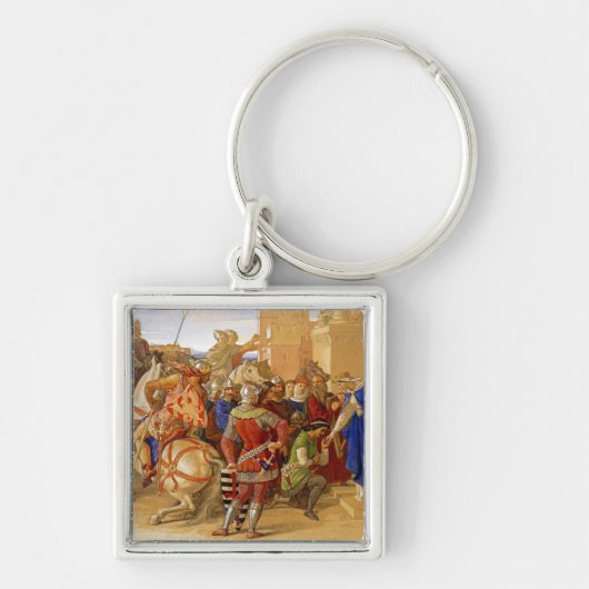 アーサー王と円卓の騎士 キーホルダー (正面)