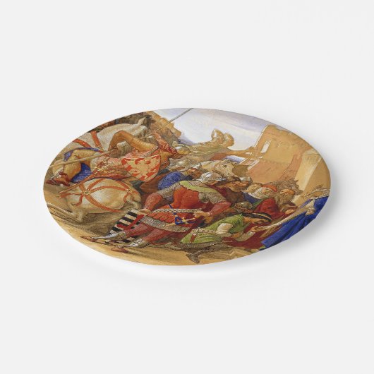 アーサー王と円卓の騎士 ペーパープレート (アングル)