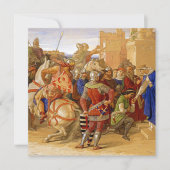 アーサー王と円卓の騎士 招待状 (正面)