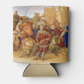 アーサー王と円卓の騎士 缶クーラー (正面)