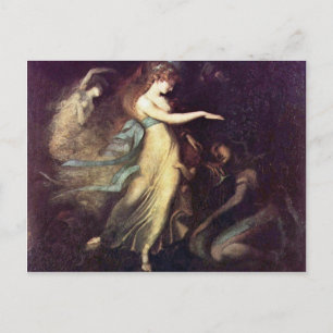 アーサー王と妖精の女王はヒュッリ・ヨハン ポストカード