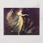 アーサー王と妖精の女王はヒュッリ・ヨハン ポストカード (正面)