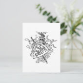 アーサー王の紋章 ポストカード (スタンド正面)