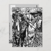 アーサー王はがき ポストカード (正面/裏面)