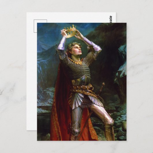 アーサー王はチャールズ・アーネスト・バトラー ポストカード (正面/裏面)