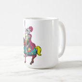 アーサー王はメディビルの騎士と馬 コーヒーマグカップ (正面右)