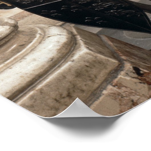 アーサー王、マクシミリアンの墓の像 ポスター (角)