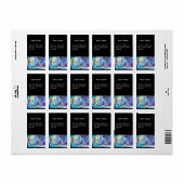 アーサー王，湖の女性とエクカリ ラベル (フルシート)