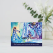 アーサー王、湖の女性とエクスカリバー ポストカード (スタンド正面)