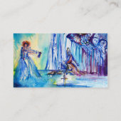 アーサー王,湖の女性とエクスカリ卵殻 名刺 (裏面)