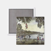 アーサー船長によるオーストラリアの創設 マグネット (正面/裏面)