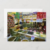 アーサー・アベニューのオリーブ&チーズ ポストカード (正面/裏面)