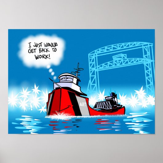 アーサー・アンダーソンが仕事に戻る ポスター (正面)