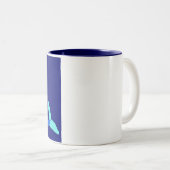 アーサー・オン・ブルー・バックグラウンド・マググ ツートーンマグカップ (正面右)