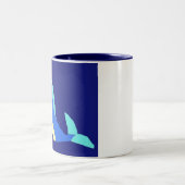 アーサー・オン・ブルー・バックグラウンド・マググ ツートーンマグカップ (中央)