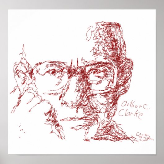 アーサー・クラーク ポスター (正面)