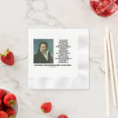 アーサー・ショペンハウアー・タレント対天才引用文 縁ありカクテルナプキン (インサイチュ)