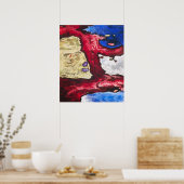 アーサー・ドーブの木の型枠と水 ポスター (キッチン)