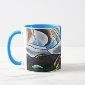 アーサー・ドーブ、雲と水 マグカップ (左)