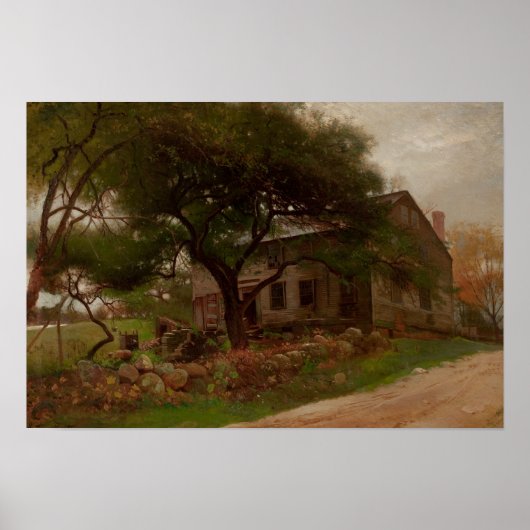 アーサー・パートン – キャッツキルのオールドファームハウス ポスター (正面)